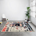 JDM Culture Rug, Nissan Skyline GT-R Art