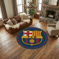 FC Barcelona Rug, Barcelona Fc Round Rug
