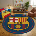 FC Barcelona Rug, Barcelona Fc Round Rug