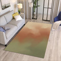 Abstract Earth Tone Area Rug, Boho Neutral Modern Printed Rug
