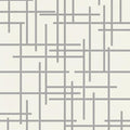 Geometric Line Pattern Area Rug, Modern Neutral Printed Rug, Mid