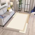 Minimalist Abstract Rug, Neutral Modern Printed Area Rug, Japandi