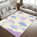 Dreamy Cloud Kids Rug, Washable Nursery & Toddler Room Area Rug