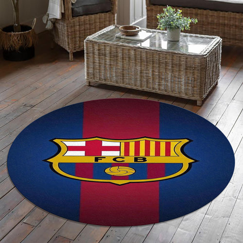 FC Barcelona Rug, Barcelona Fc Round Rug