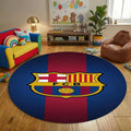 FC Barcelona Rug, Barcelona Fc Round Rug