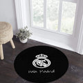 Real Madrid Round Rug, Football Fan Circle Carpet
