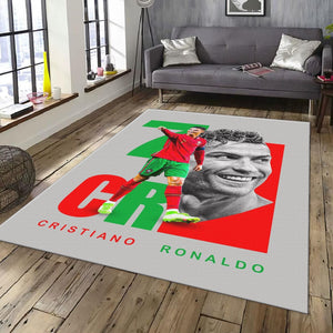 Cristiano Ronaldo Rug, CR7 Portugal Art