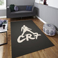 Cristiano Ronaldo Rug, Grunge Art Portrait