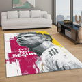 Cristiano Ronaldo Rug, Grunge Art Portrait