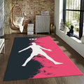 Cristiano Ronaldo Rug, Watercolor Art Portrait