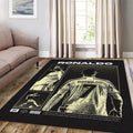 Soccer Fan Gift Rug, Modern Wall Art Style