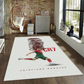 Soccer Fan Gift Rug, CR7 Portugal Decor