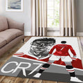 Cristiano Ronaldo Rug CR7 Art Football Legend Carpet