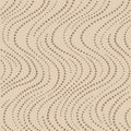Abstract Dotted Wave Rug, Neutral Minimal Printed Area Rug