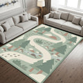 Adventure Forest Kids Rug, Nature Playroom Rug, Washable Nursery