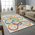 Interactive Kids Play Rug Educational Maze Activity Mat Non-Slip