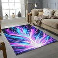 Anime Room Rug Lo-fi Aesthetic Area Mat Japanese Sunset Decor