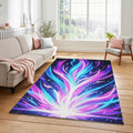 Anime Room Rug Lo-fi Aesthetic Area Mat Japanese Sunset Decor