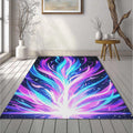 Anime Room Rug Lo-fi Aesthetic Area Mat Japanese Sunset Decor