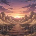 Epic Battle Fantasy Rug Anime War Scene Area Mat Medieval Knight