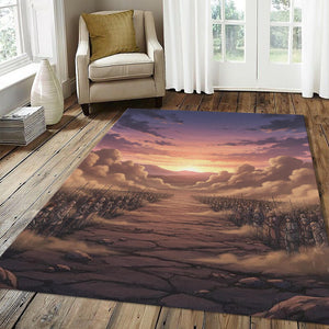 Epic Battle Fantasy Rug Anime War Scene Area Mat Medieval Knight