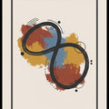 Modern Infinity Symbol Rug Abstract Minimalist Area Mat Zen Art