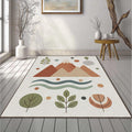 Minimalist Mountain Nature Rug Scandi Boho Adventure Area Mat