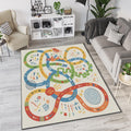 Interactive Kids Play Rug Educational Maze Activity Mat Non-Slip