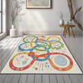 Interactive Kids Play Rug Educational Maze Activity Mat Non-Slip
