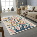 Pastel Kids Play Rug Interactive Maze Activity Mat Scandi Nursery