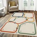 Pastel Kids Play Rug Interactive Maze Activity Mat Scandi Nursery