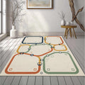 Pastel Kids Play Rug Interactive Maze Activity Mat Scandi Nursery