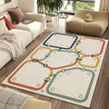 Pastel Kids Play Rug Interactive Maze Activity Mat Scandi Nursery