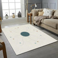 Minimalist Abstract Rug Geometric Data Art Area Mat Modern Scandi