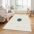 Minimalist Abstract Rug Geometric Data Art Area Mat Modern Scandi
