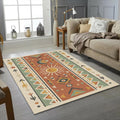 Modern Southwestern Tribal Rug Ethnic Folk Art Area Mat