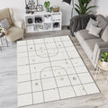 Minimalist Architecture Rug Modern Grid Abstract Area Mat Bauhaus