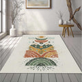 Modern Folk Art Nature Rug Spiritual Life Totem Area Mat