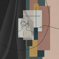 Modern Abstract Woman Silhouette Rug