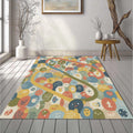 Colorful Playful Doodle Universe Rug