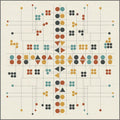 Modern Geometric Logic Rug Abstract Symmetric Grid Area Mat