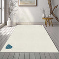Extreme Minimalist Zen Rug Pure Cream Area Mat Modern Japandi