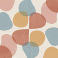 Mid Century Modern Organic Shapes Rug