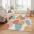 Mid Century Modern Organic Shapes Rug