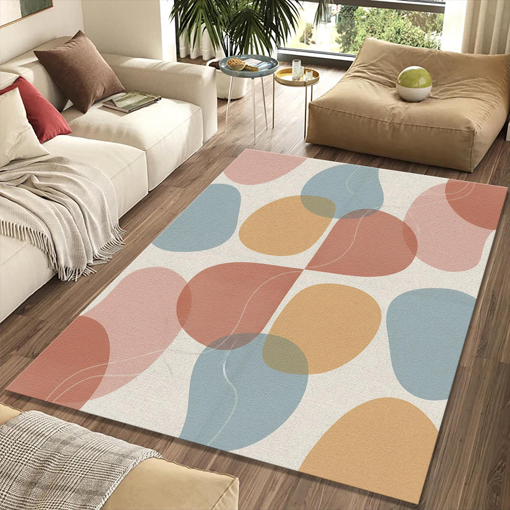 Mid Century Modern Organic Shapes Rug