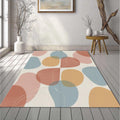 Mid Century Modern Organic Shapes Rug