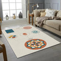 Modern Infographic Process Rug Creative Journey Mandala Area Mat