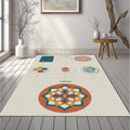 Modern Infographic Process Rug Creative Journey Mandala Area Mat
