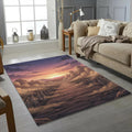 Epic Battle Fantasy Rug Anime War Scene Area Mat Medieval Knight