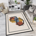 Modern Infinity Symbol Rug Abstract Minimalist Area Mat Zen Art